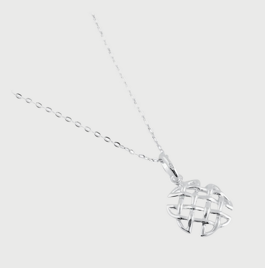 Elegant Celtic Silver Necklace