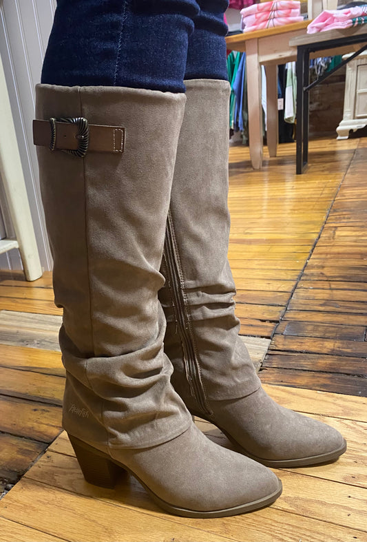 Blowfish Taupe Knee-High Boots