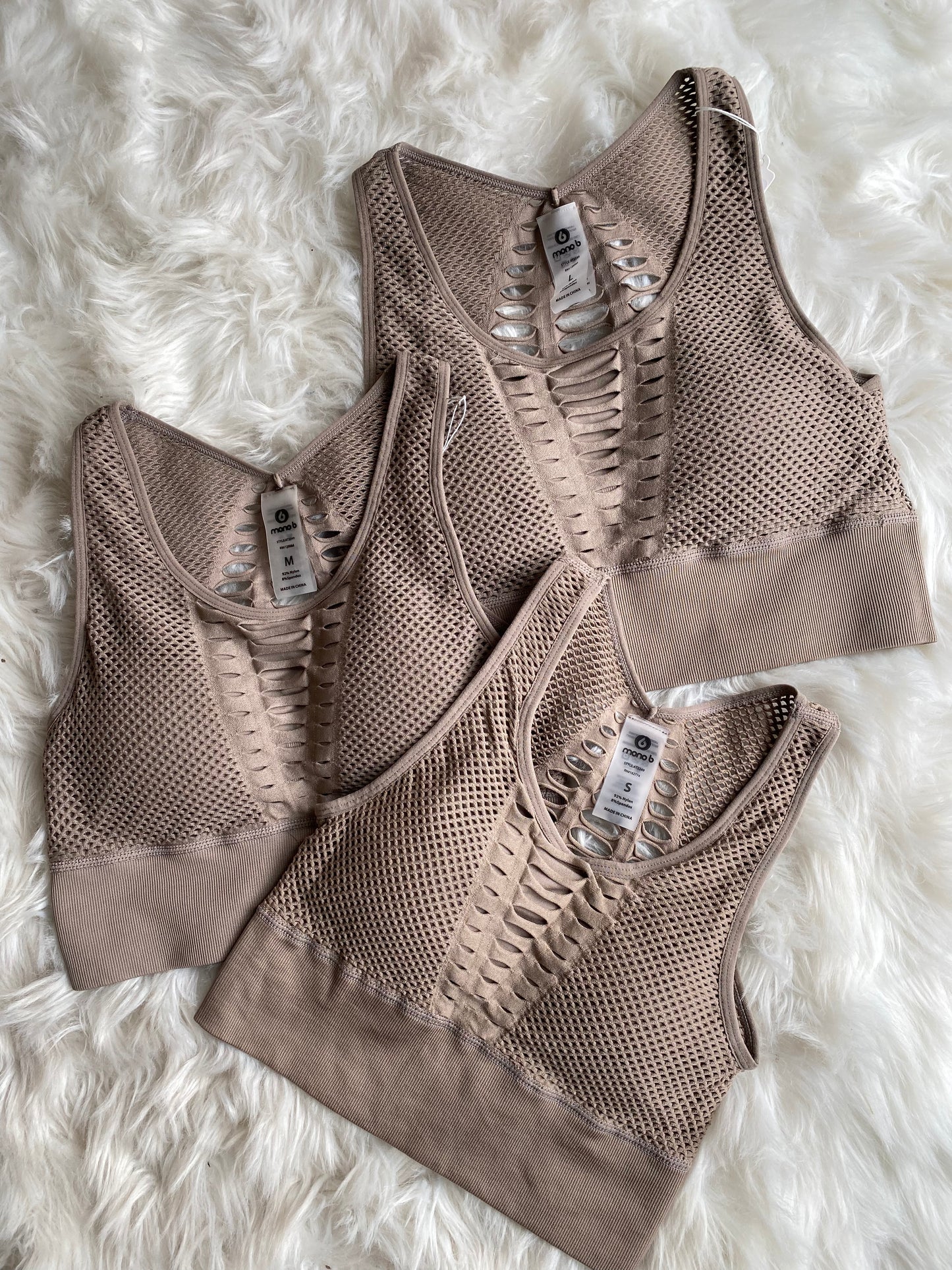 Mono B sports bra