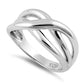 Elegant Wave Length Silver Band