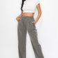 Gray Pinstripe Pants