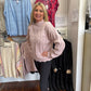Hem and Thread Pink Sweater