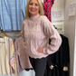 Hem and Thread Pink Sweater