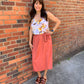 Floral Print Sleeveless Top